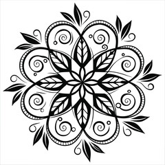  Vector doodle mandala . Ornamental luxury mandala Mandala Line Illustration . various mandala . Mandala Pattern Designs . Henna mandala. Mehndi style. Decorative pattern in oriental style.