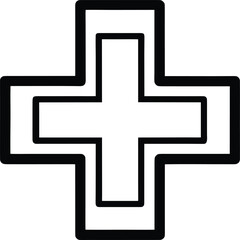 Obraz premium vector cross symbol