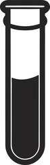 Test Tube With Liquid Minimalist Icon 