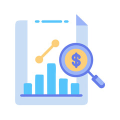 Financial analysis report with growth and revenue investigation