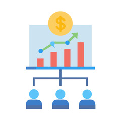 Teamwork drives revenue growth demonstrated in data driven graph
