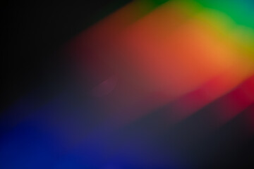 light leak overlay effect with bokeh rainbow light leaks,retro noisy film texture light leak flare...