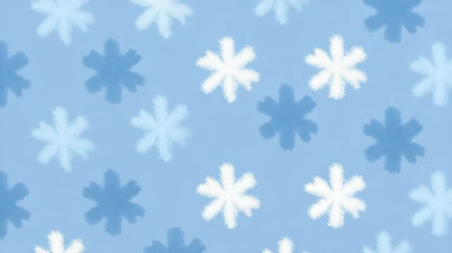 Blue Floral Pattern: A delightful repeat pattern featuring stylized blue and white flowers on a light blue background. Perfect for textile design, scrapbooking.