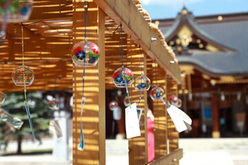 神社の風鈴祭り