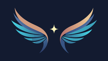 angel wings vector illustration