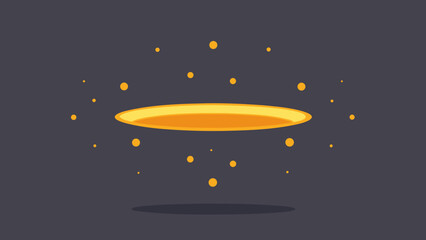 Naklejka premium vector illustration of a spaceship