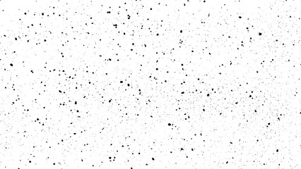 Black Ink Splatter Texture on White Background – Minimal Grunge Dots Pattern