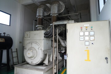 pump house and pump machine for the city river sluice gate and its sophisticated mechanism to...