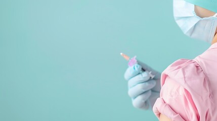 Nurse Giving Vaccine Injection