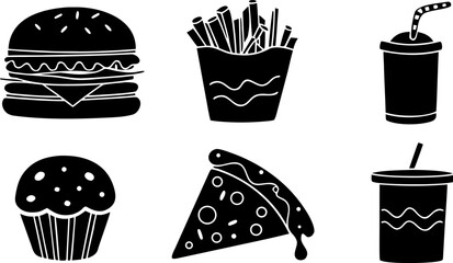 vector set of fast food food drawn with a hand dra (1).eps