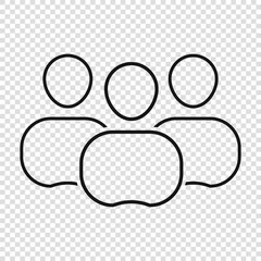 People Icon Teamwork Group Vector