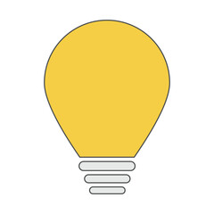 light bulb vector icon