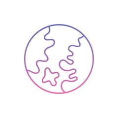 Globe Icon vector stock illustration