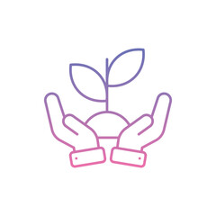 Biodiversity Icon vector stock illustration