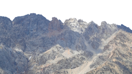 Mountains with Copy Text Space. Majestic Himalayan Landscape Element for Travel Posters, Nature Illustrations, and Scenic Design Projects. PNG File