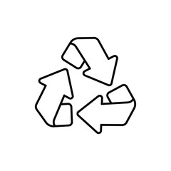 Recycle Icon vector stock illustration