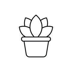 Plant Icon vector stock illustration