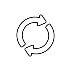 Reusable Icon vector stock illustration