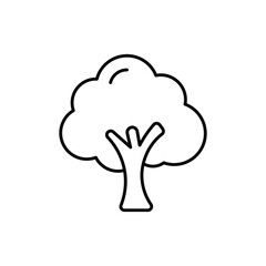 Tree Icon vector stock illustration