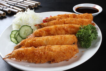 food, japanese cuisine, delicious, fried prawns