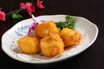 food, japanese cuisine, delicious, fried cheese tofu