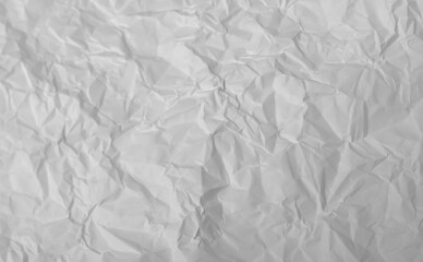 Papier blanc froissé