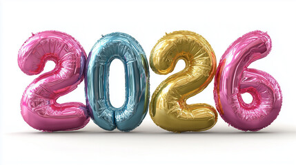 Obraz premium olden realistic balloons numbers 