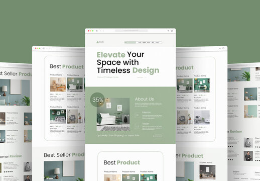 Landing Page Design Layout
