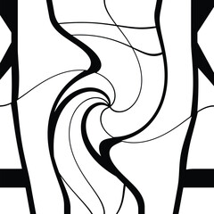 Abstract geometric seamless pattern. Vector illustration
