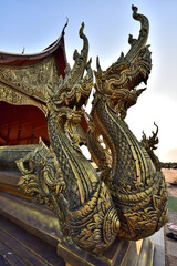 Wat Sirindhorn Wararam is the most famous temple in Ubon Ratchathani, Thailand
