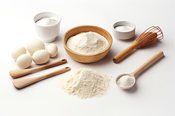 Baker tools powder flour bowl.