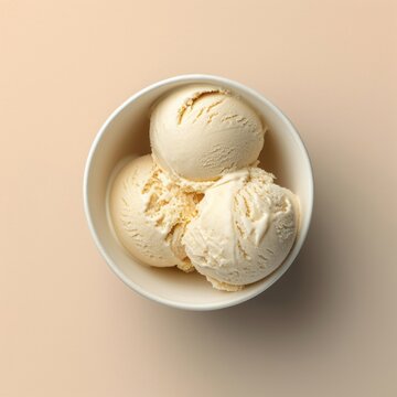 Ice cream cup  dessert vanilla food.