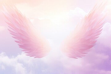 Obraz premium Angel background backgrounds outdoors nature.