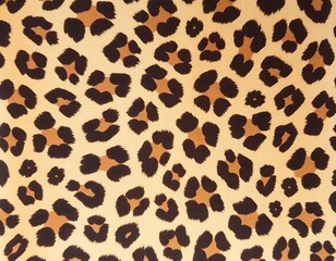 Cheetah print pattern with natural brown and beige tones