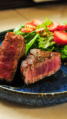 grilled beef steak