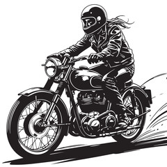 man on motorcycle