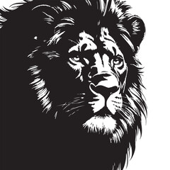 lion head vector