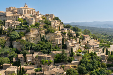 Obraz premium The hill top village of Gordes in the Luberon Provence France