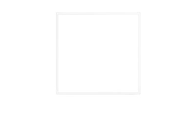 Empty white square frame on black background