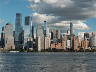 Fototapeta premium Lower Manhattan from Jersey City
