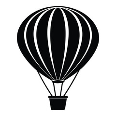 Fototapeta premium Adventure Awaits Hot Air Balloon Icon Design