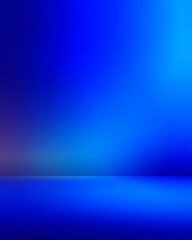 Obraz premium Blue to dark navy gradient background, smooth and minimalistic