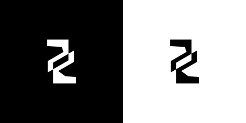 Obraz premium Creative Z Letter Logo with Abstract, Illustration, Design Inspiration, Vector, Icon
