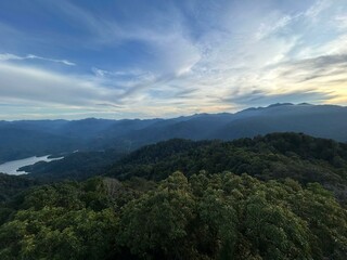 Fototapeta premium mountain landscape with clouds