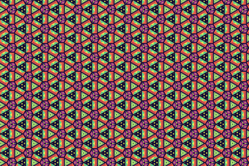 Oriental pattern for textiles, wallpaper, for use in graphics .