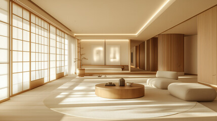 modern living room,Clean and stylish interior with colorful personality.