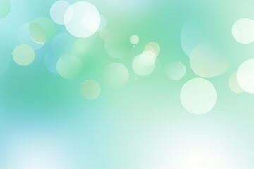 Circle bokeh green backgrounds sunlight.