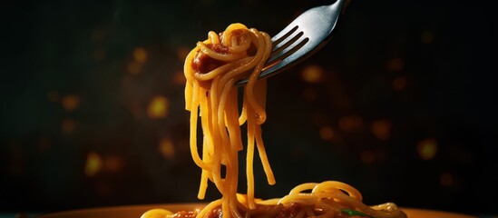 A young woman enjoying a glass of wine with a delicious pasta meal