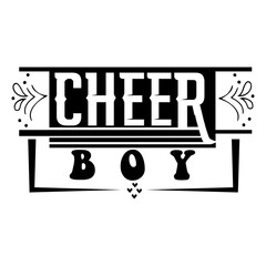 Cheer boy SVG Design
