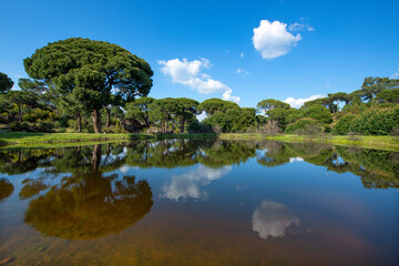 Lake Bafa region. Ancient city Latmos Cavdar Lake.Latmos Cavdar Lake in the Caria region. Latmos Cavdar village Cobantas castle Cavdar Lake. Aydin, Türkiye.